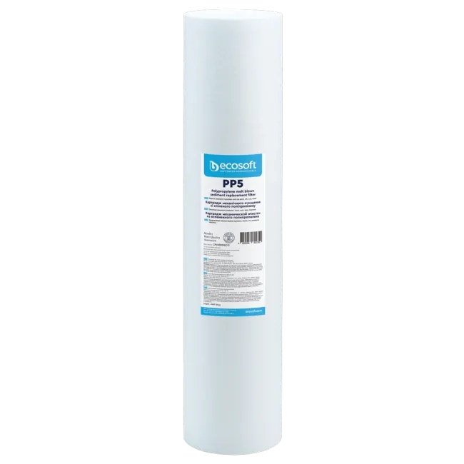 Ecosoft sedimentpatron PP 5 mikron CPV45205ECO 4,5″ × 20″